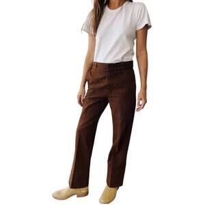 NEW HEY GANG women's the work pant in brown